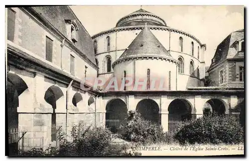 Ansichtskarte AK Quimperle Cloitre de l'Eglise Sainte Croix