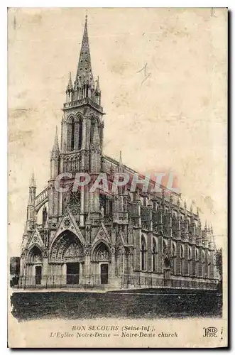 Cartes postales Bon Secours L'Eglise Notre Dame