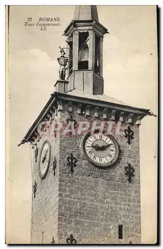 Cartes postales Romans Tour Jacquemart
