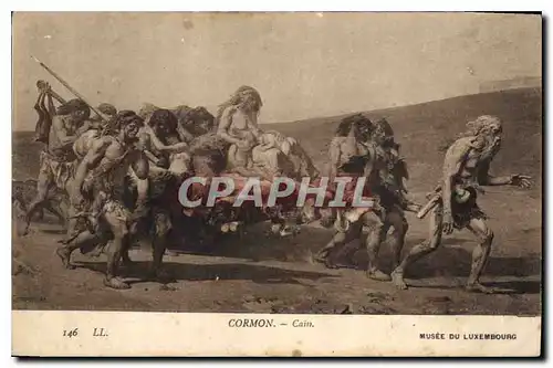 Cartes postales Cormon Cain Musee du Luxembourg