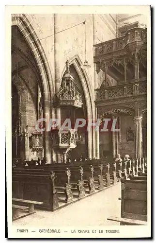 Cartes postales Thann Cathedrale La Chaire et la Tribune