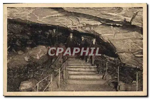 Cartes postales Grottes d'Arcy sur cure Yonne La Descente