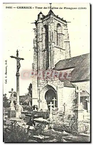 Cartes postales Carhaix Tous de l'Eglise de Plouguer 1546