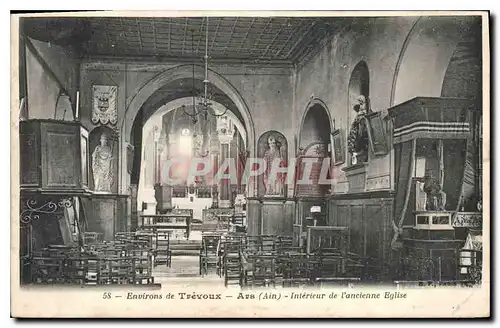 Ansichtskarte AK Environs de Trevoux Ava Interieur de l'ancienne Eglise