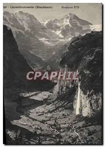Cartes postales Lauterbrunnental Staubbach