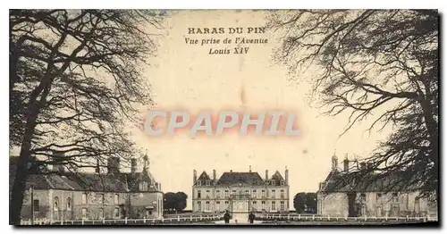 Cartes postales Haras Du Pin Vue prise de l'Avenue Louis XIV