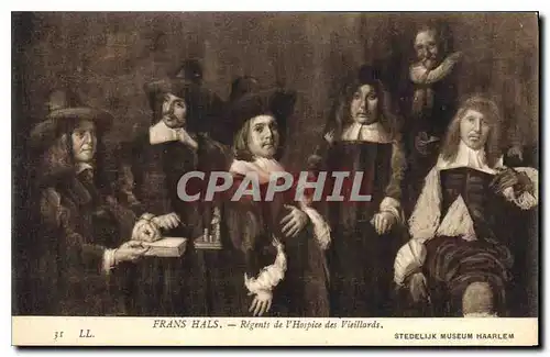 Cartes postales Frans Hals Regents de l'Hospice des Vieillards