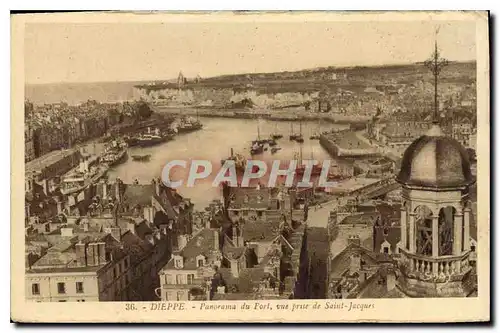 Ansichtskarte AK Dieppe Panorama du Fort vue prise de Saint Jacques