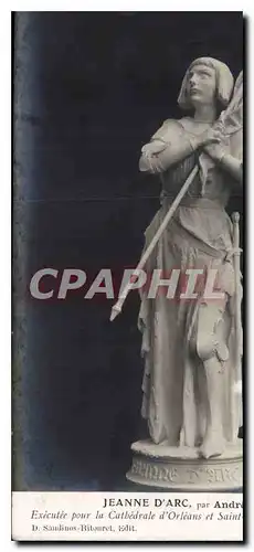 Ansichtskarte AK Jeanne d'Arc Executee pour la Cathedrale d'Orleans