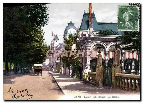 Cartes postales Evian les Bains Le Quai