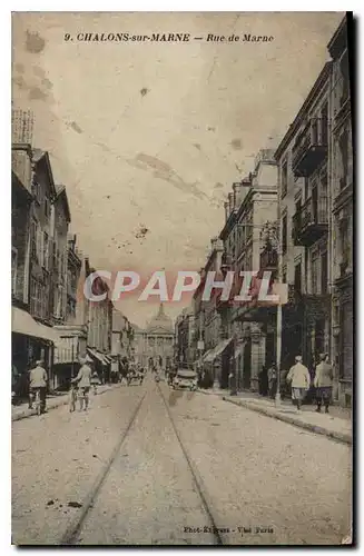 Cartes postales Chalons sur Marne Rue de Marne