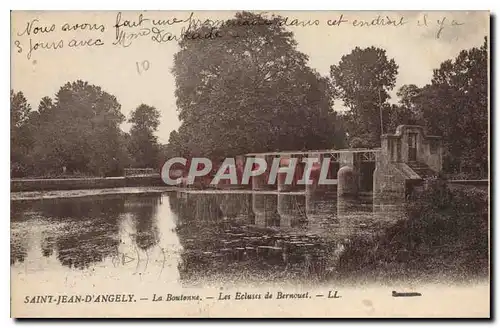 Cartes postales Saint Jean d'Angely La Boutonne Les Ecluses de Bernouet