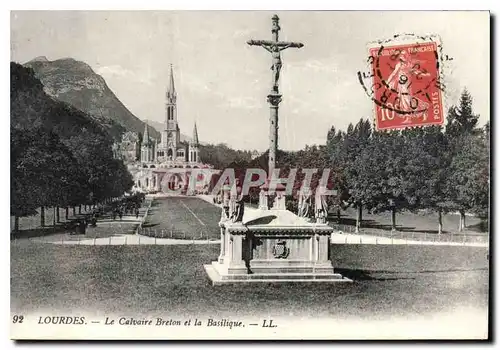 Cartes postales Le Calvaire Breton et la Basilique