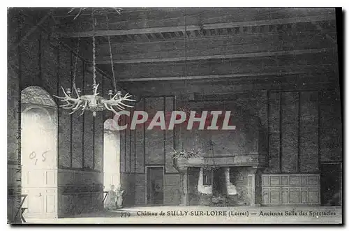 Ansichtskarte AK Chateau de Sully Sur Loire Loiret Ancienne Salle des Spectacles
