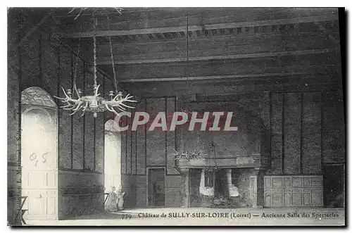 Cartes postales Chateau de Sully Sur Loire Loiret Ancienne Salle des Spectacles