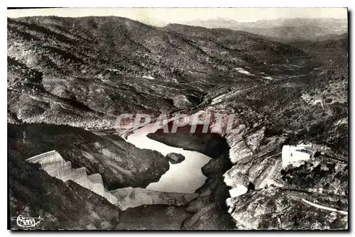 Cartes postales moderne Environs de Frejus Var Barrage de Malpasset apres la catastrophe Vue aerienne