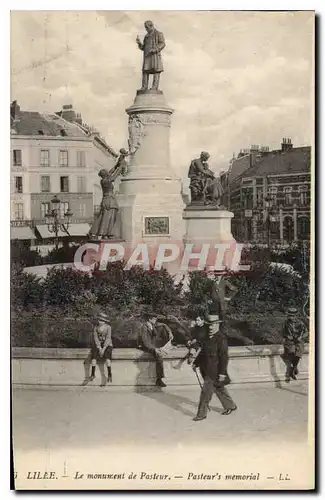 Cartes postales Lille Le monument de Pasteur