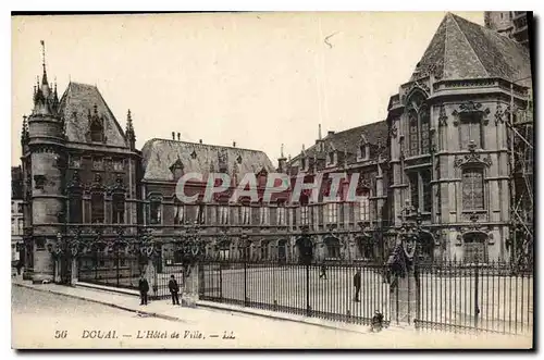 Cartes postales Douai L'Hotel de Ville