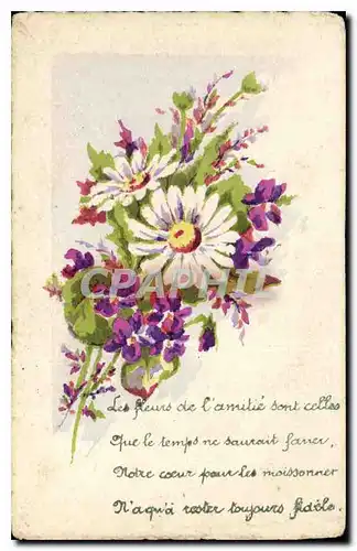 Cartes postales Fantaisie Fleurs