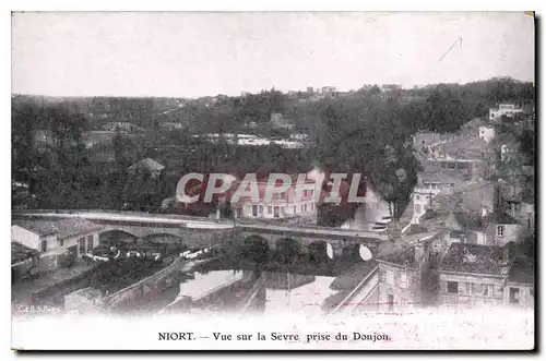 Cartes postales Niort Vue sur la Sevre prise du Donjon