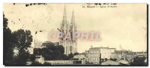 Cartes postales Niort Eglise St Andre