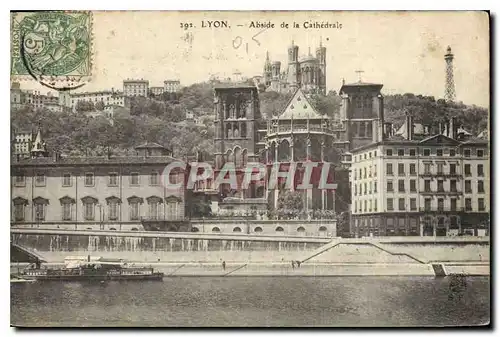 Cartes postales Lyon Abside de la Cathedrale