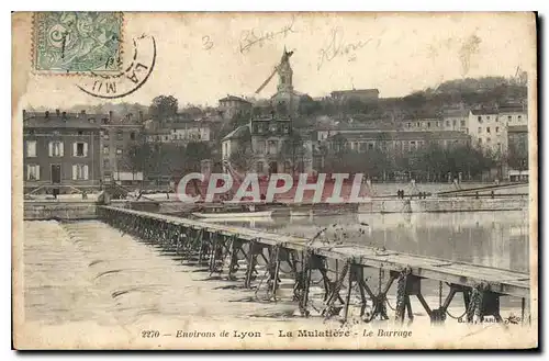 Cartes postales Environs de Lyon La Mulatieve Le Barrage