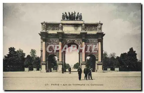 Cartes postales Paris Arc de Triomphe du Carrousel