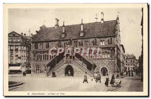 Cartes postales Mulhouse L'Hotel de Ville