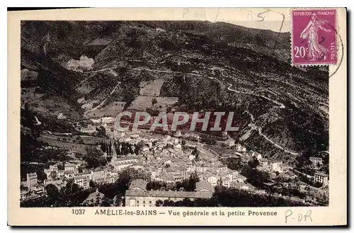 Cartes postales Amelie les Bains Vue Generale et la Petite Provence