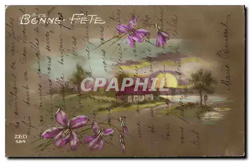 Cartes postales Bonne Fete Fleurs