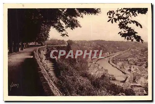 Cartes postales Bretagne Dinan C du N La Rance vue du Jardin Angais