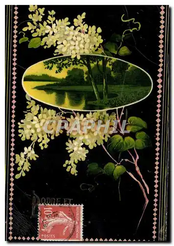 Cartes postales Fantaisie Fleurs