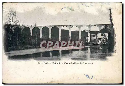 Cartes postales Rodez Viaduc de la Gascarie Ligne de Carmaux