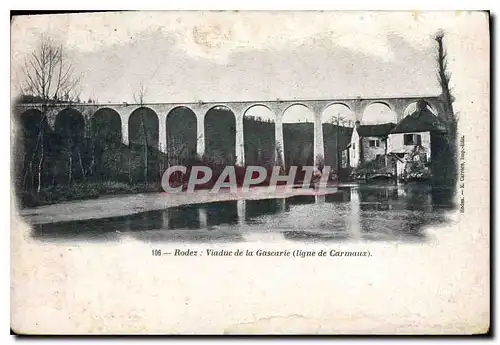 Ansichtskarte AK Rodez Viaduc de la Gascarie Ligne de Carmaux