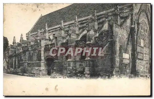 Cartes postales Caen La Vielle Eglise Saint Cilles L D