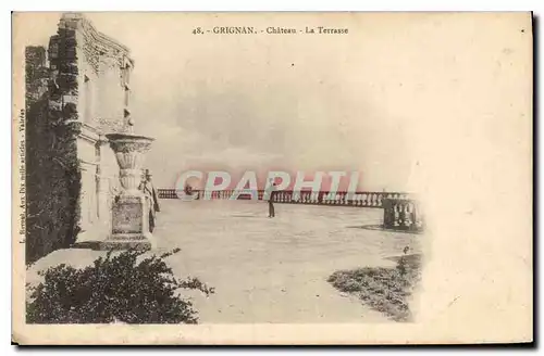 Cartes postales Grignan Chateau La Terrasse