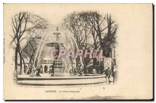 Cartes postales Castres La Place Nationale