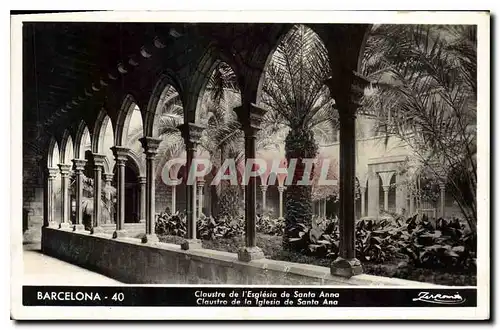 Cartes postales Barcelona Claustre de l'Esglesia de Santa Anna