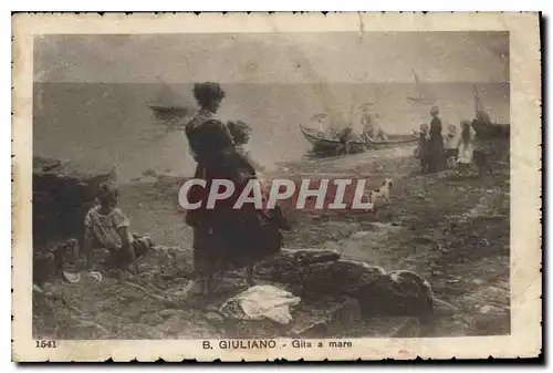 Cartes postales B Giuliano Gita a Mare