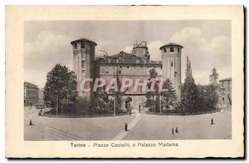 Cartes postales Torino Piazza Castello e Palazzo Madama