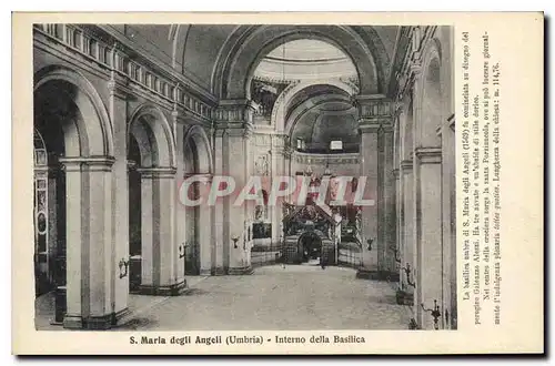 Ansichtskarte AK S Maria degli Angeli Umbria Interno della Basilica