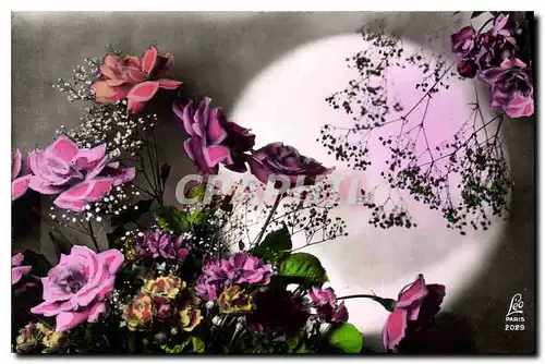 Cartes postales Fantaisie Fleurs