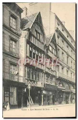 Cartes postales Caen Les Maisons de Bois