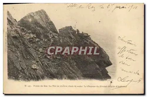 Ansichtskarte AK Pointe du Raz La Tete de Cochen etude de rocher le Chaperau du General Region d'Audieme