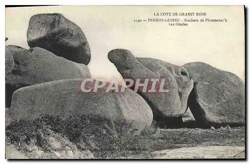 Ansichtskarte AK La Cote de Granit Rose Perros Guirec Roches de Ploumanach Les Otaries