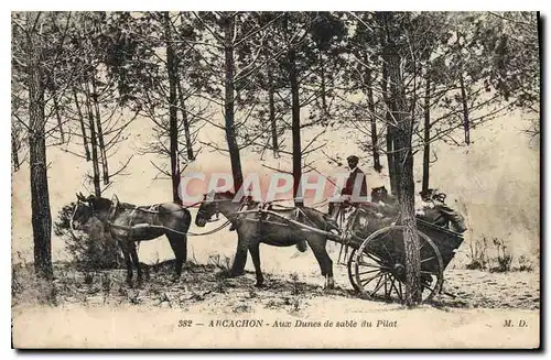 Cartes postales Arcachon Aux Dunes de Sable du Pilat
