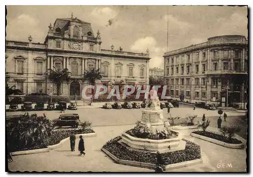 Ansichtskarte AK Montpellier Place de la Prefecture et Poste