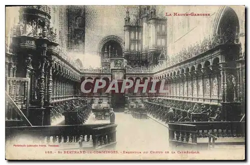 Cartes postales St Bertrand de Comminges Ensemble du Choeur de la Cathedrale Orgue