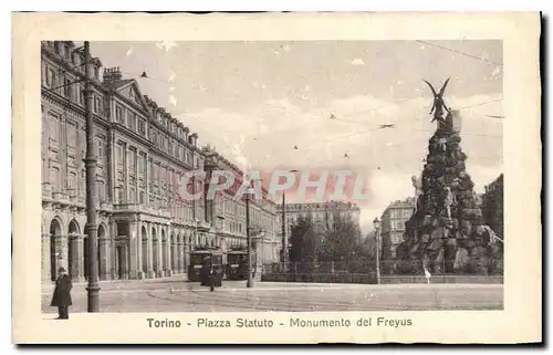 Cartes postales Torino Piazza Statuto Monumento del Freyus